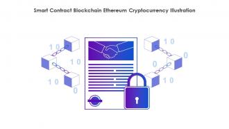 Smart Contract Blockchain Ethereum Cryptocurrency Illustration
