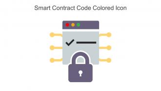 Smart Contract Code Colored Icon In Powerpoint Pptx Png And Editable Eps Format