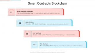 Smart Contracts Blockchain In Powerpoint And Google Slides Cpb
