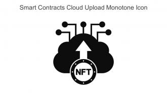 Smart Contracts Cloud Upload Monotone Icon In Powerpoint Pptx Png And Editable Eps Format