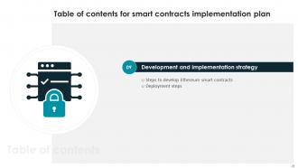 Smart Contracts Implementation Plan Powerpoint Presentation Slides Impactful Professional