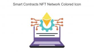 Smart Contracts NFT Network Colored Icon In Powerpoint Pptx Png And Editable Eps Format