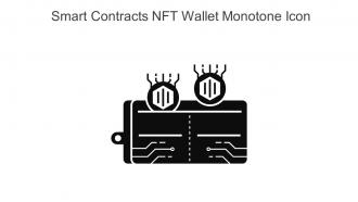 Smart Contracts NFT Wallet Monotone Icon In Powerpoint Pptx Png And Editable Eps Format