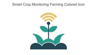 Smart Crop Monitoring Farming Colored Icon In Powerpoint Pptx Png And Editable Eps Format