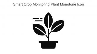 Smart Crop Monitoring Plant Monotone Icon In Powerpoint Pptx Png And Editable Eps Format