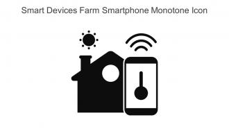 Smart Devices Farm Smartphone Monotone Icon In Powerpoint Pptx Png And Editable Eps Format