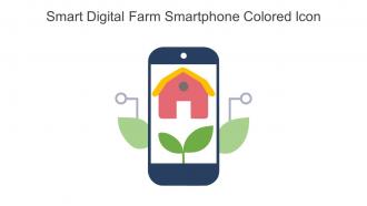 Smart Digital Farm Smartphone Colored Icon In Powerpoint Pptx Png And Editable Eps Format
