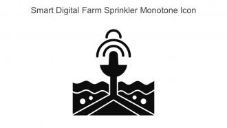 Smart Digital Farm Sprinkler Monotone Icon In Powerpoint Pptx Png And Editable Eps Format