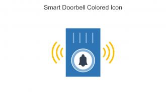 Smart Doorbell Colored Icon In Powerpoint Pptx Png And Editable Eps Format