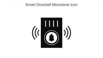 Smart Doorbell Monotone Icon In Powerpoint Pptx Png And Editable Eps Format