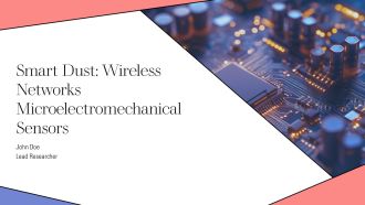 Smart Dust Wireless Networks Microelectromechanical Sensors PPT Summary AT