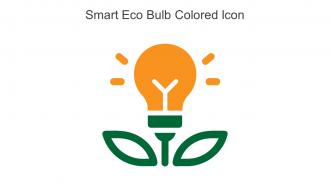 Smart Eco Bulb Colored Icon In Powerpoint Pptx Png And Editable Eps Format