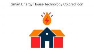 Smart Energy House Technology Colored Icon In Powerpoint Pptx Png And Editable Eps Format