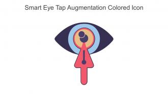 Smart Eye Tap Augmentation Colored Icon In Powerpoint Pptx Png And Editable Eps Format