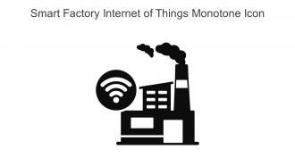 Smart Factory Internet Of Things Monotone Icon In Powerpoint Pptx Png And Editable Eps Format