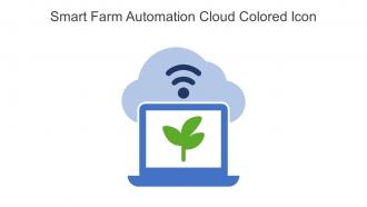 Smart Farm Automation Cloud Colored Icon In Powerpoint Pptx Png And Editable Eps Format