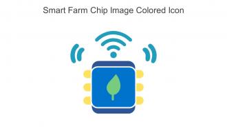 Smart Farm Chip Image Colored Icon In Powerpoint Pptx Png And Editable Eps Format