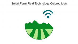 Smart Farm Field Technology Colored Icon In Powerpoint Pptx Png And Editable Eps Format