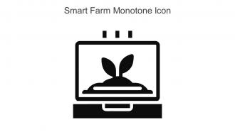 Smart Farm Monotone Icon In Powerpoint Pptx Png And Editable Eps Format