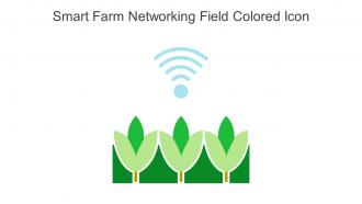Smart Farm Networking Field Colored Icon In Powerpoint Pptx Png And Editable Eps Format