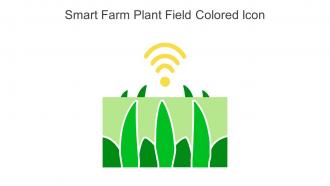 Smart Farm Plant Field Colored Icon In Powerpoint Pptx Png And Editable Eps Format