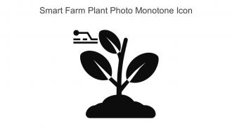 Smart Farm Plant Photo Monotone Icon In Powerpoint Pptx Png And Editable Eps Format