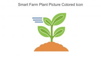 Smart Farm Plant Picture Colored Icon In Powerpoint Pptx Png And Editable Eps Format