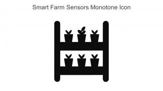 Smart Farm Sensors Monotone Icon In Powerpoint Pptx Png And Editable Eps Format