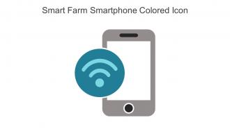 Smart Farm Smartphone Colored Icon In Powerpoint Pptx Png And Editable Eps Format