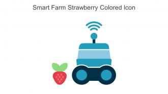 Smart Farm Strawberry Colored Icon In Powerpoint Pptx Png And Editable Eps Format