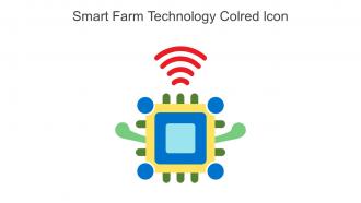 Smart Farm Technology Colored Icon In Powerpoint Pptx Png And Editable Eps Format