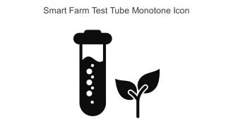 Smart Farm Test Tube Monotone Icon In Powerpoint Pptx Png And Editable Eps Format
