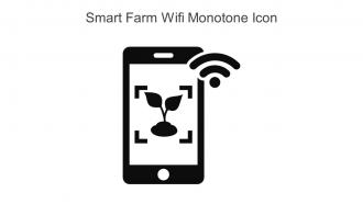 Smart Farm Wifi Monotone Icon In Powerpoint Pptx Png And Editable Eps Format