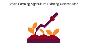 Smart Farming Agriculture Planting Colored Icon In Powerpoint Pptx Png And Editable Eps Format