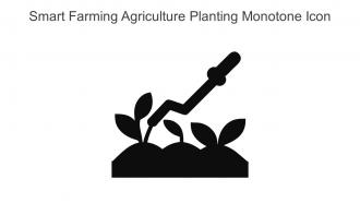 Smart Farming Agriculture Planting Monotone Icon In Powerpoint Pptx Png And Editable Eps Format