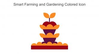 Smart Farming And Gardening Colored Icon In Powerpoint Pptx Png And Editable Eps Format