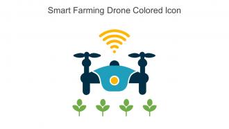 Smart Farming Drone Colored Icon In Powerpoint Pptx Png And Editable Eps Format
