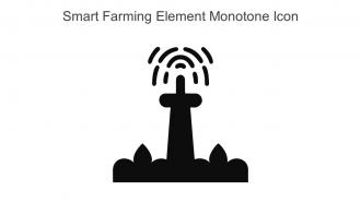 Smart Farming Element Monotone Icon In Powerpoint Pptx Png And Editable Eps Format