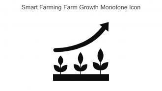 Smart Farming Farm Growth Monotone Icon In Powerpoint Pptx Png And Editable Eps Format