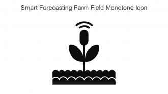 Smart Forecasting Farm Field Monotone Icon In Powerpoint Pptx Png And Editable Eps Format