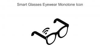 Smart Glasses Eyewear Monotone Icon In Powerpoint Pptx Png And Editable Eps Format