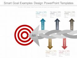 Smart goal examples design powerpoint templates