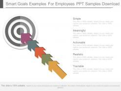 Smart goals examples for employees ppt samples download