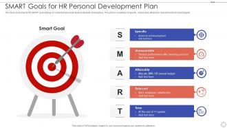 Smart Goals For HR Personal Development Plan
