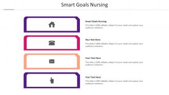 Smart goals nursing ppt powerpoint presentation layouts templates cpb