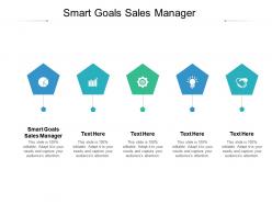 Smart goals sales manager ppt powerpoint presentation pictures example cpb