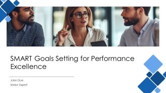 SMART Goals Setting For Performance Excellence PPT Information AT