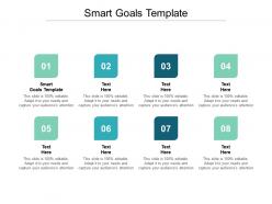 Smart goals template ppt powerpoint presentation gallery tips cpb