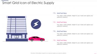 Smart Grid Icon Of Electric Supply