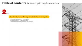 Smart Grid Implementation Powerpoint Presentation Slides Professional Impressive